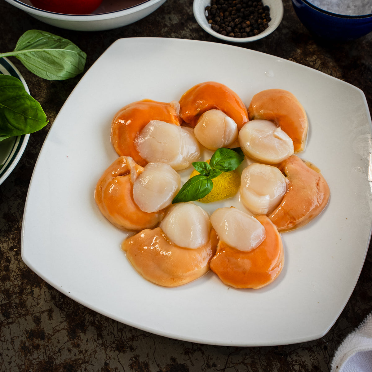 Large Scallops - Roe On - 1kg – Wellington Seamarket