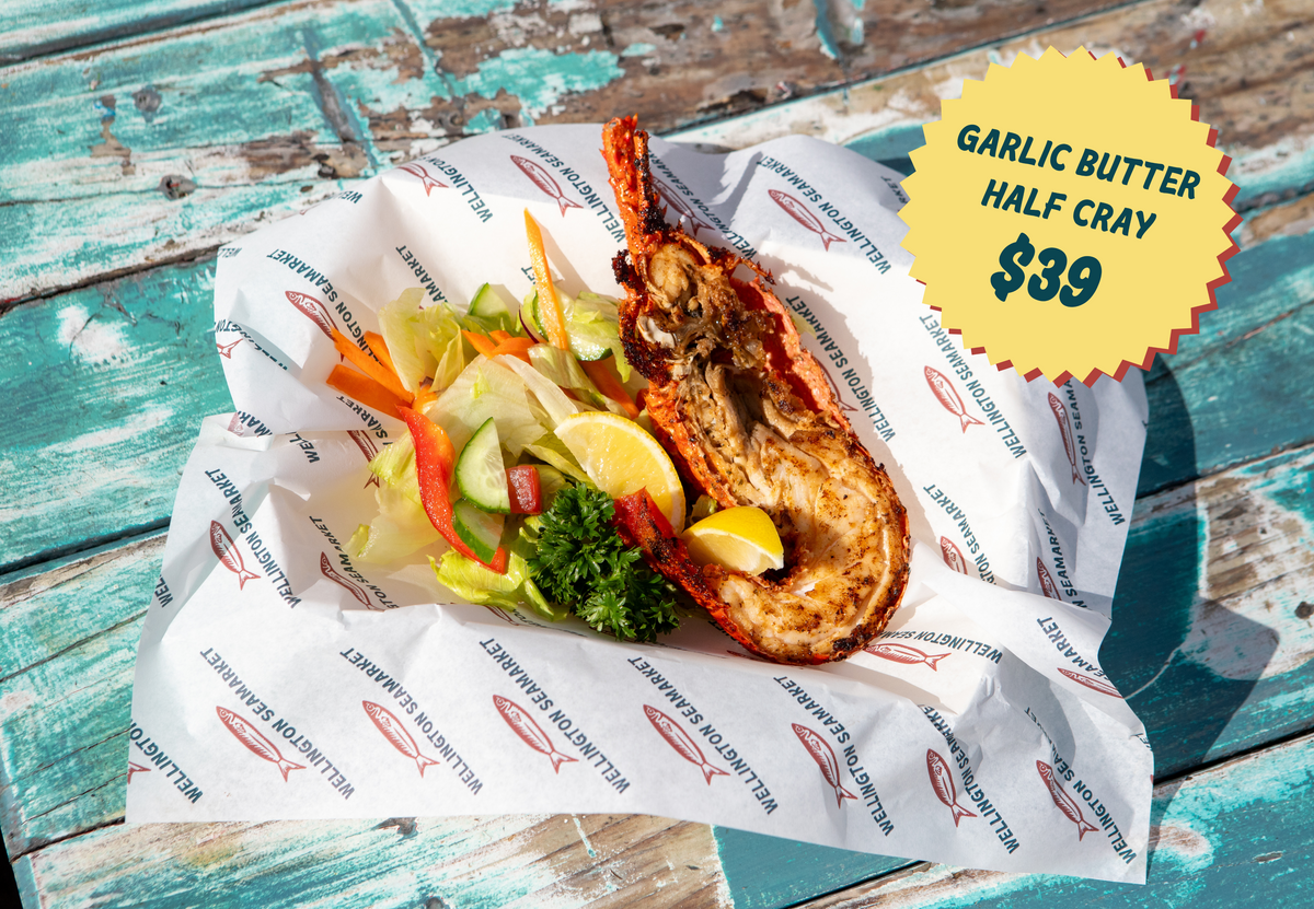 Garlic Butter Grilled Crayfish – Wellington Seamarket