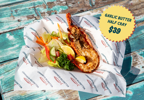 Garlic Butter Grilled Crayfish