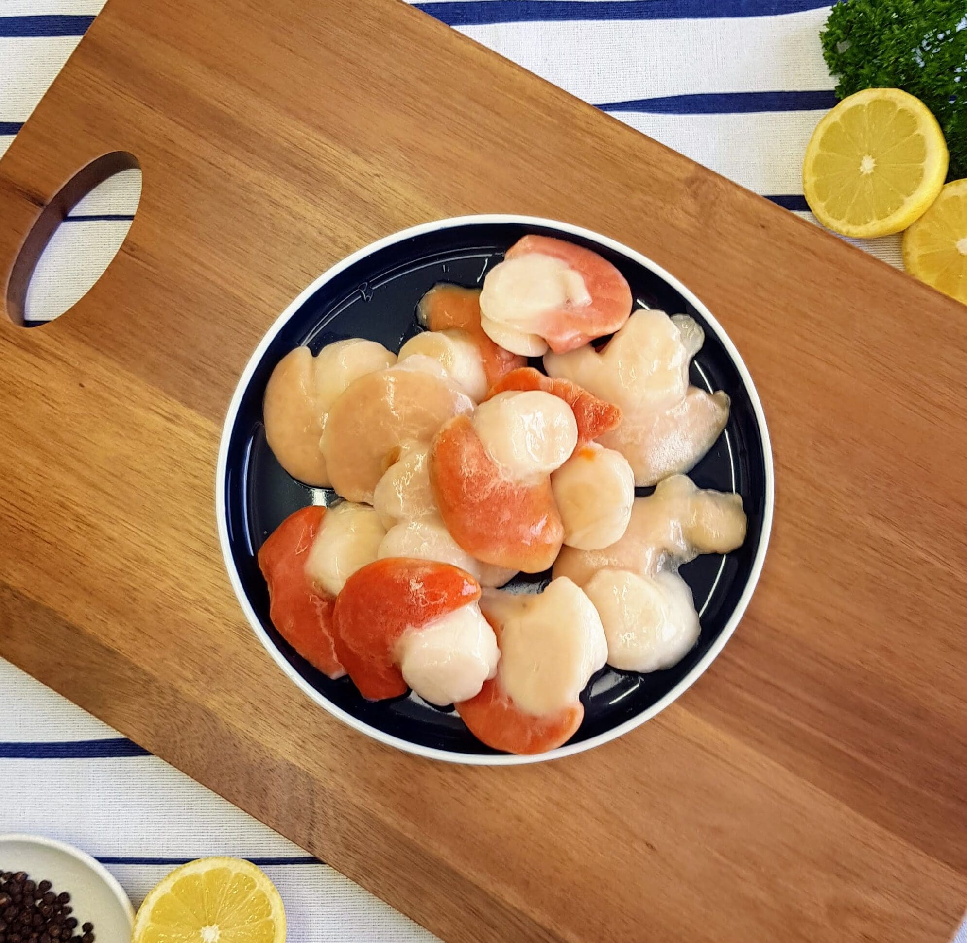Large Scallops Roe On (1kg) - Wellington Seamarket